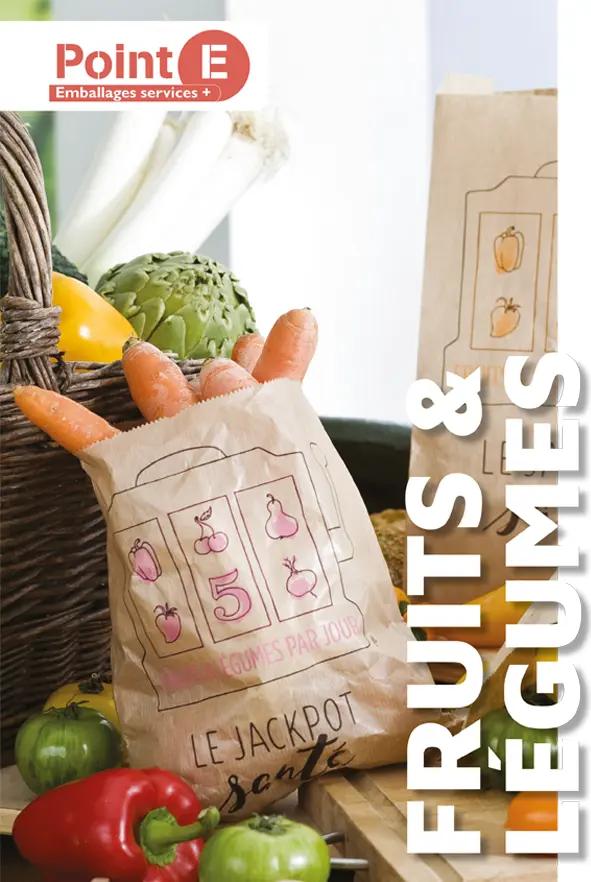 Gamme FRUITS & LEGUMES avec le catalogue-point-e